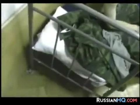 Russian slave fucked by the military