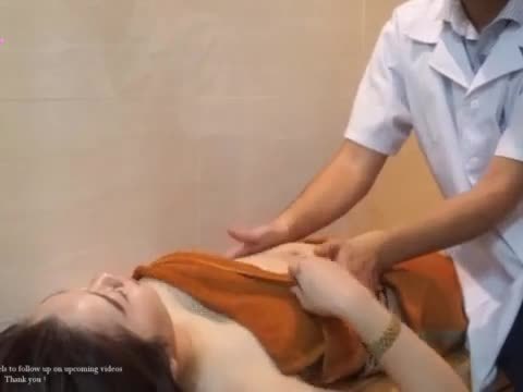 Relaxing muscle to relieving stress , cute sexy girl massage